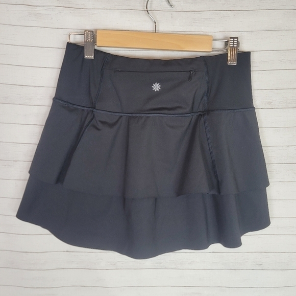Athleta Momentum Ruffle Skort in Black, sz XS - Picture 8 of 11